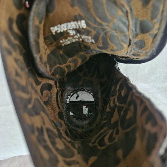 Fly London Patent Leather Lace-Up Wedge Ankle Boots - Black - 8.5 - Picture 14 of 14